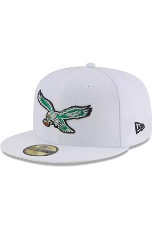New Era Men Hats - Men's Philadelphia Eagles Throwback Logo Omaha 59FIFTY Fitted Hat