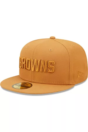 Men's New Era Orange Cleveland Browns Omaha Throwback 59FIFTY Fitted Hat