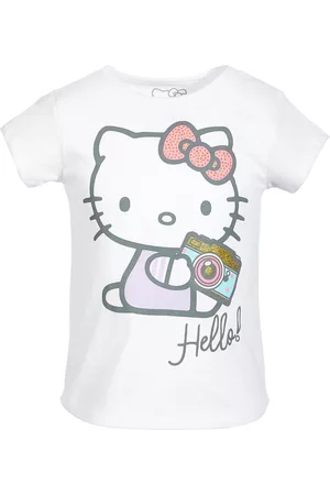 Hello Kitty Little Girls Camera Graphic Tee