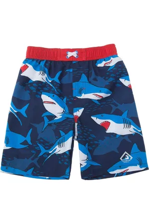 Rokka & rolla Boys Swim Shorts - Toddler Boys' Swim Trunks with Mesh Liner Upf 50+