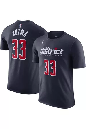 Jordan Men's Brand Kyle Kuzma Washington Wizards 2022/23 Statement Edition Name and Number T-shirt