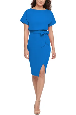 Kensie Blouson Wrap Dress