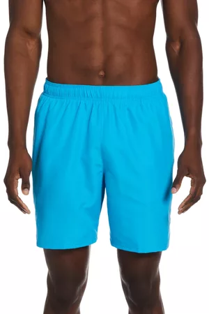 Nike Men Swim Shorts - Men's Essential Lap Swoosh Logo 7" Swim Shorts