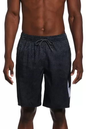 Nike Men Swim Shorts - Men's Breaker Grid Swoosh Printed 9" Swim Trunks