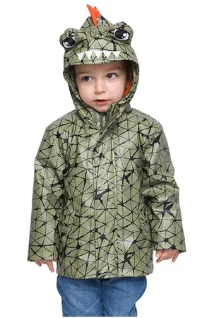 Rokka & rolla Toddler Boys' Rain Coats Dinosaur Jackets