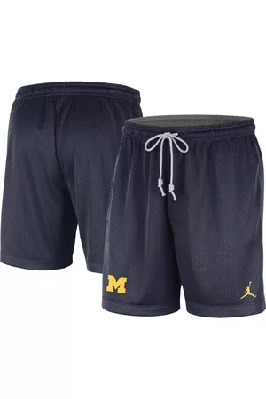 Jordan Men Sports Shorts - Men's Brand Navy, Gray Michigan Wolverines Performance Shorts
