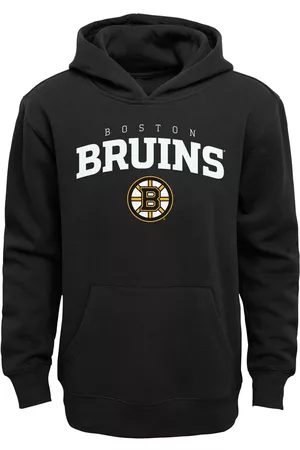Outerstuff Girls Hoodies - Youth Boys and Girls Boston Bruins Team Lock Up Pullover Hoodie