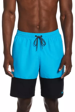 Nike Men Swim Shorts - Men's Split Colorblocked 9" Swim Trunks