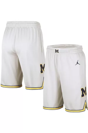 Jordan Men's Brand Michigan Wolverines Replica Team Basketball Shorts