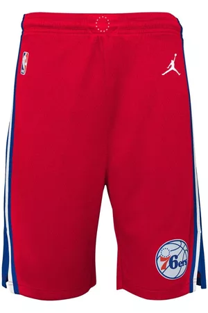 Jordan Girls Sports Shorts - Youth Boys and Girls Brand Philadelphia 76ers Statement Edition Swingman Performance Shorts