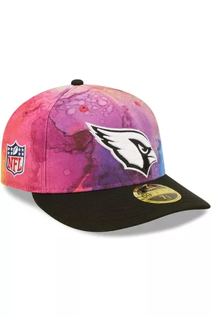 New Era Men's Pink, Black Arizona Cardinals 2022 Nfl Crucial Catch Low Profile 59FIFTY Fitted Hat