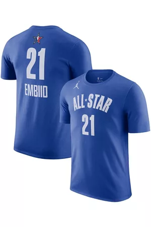 Jordan Men T-shirts - Men's Joel Embiid 2023 Nba All-Star Game Name and Number T-shirt