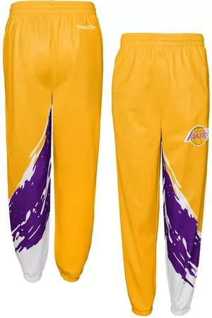 Mitchell & Ness Youth Boys Los Angeles Lakers Paintbrush Windbreaker Pants