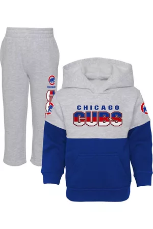 Outerstuff Toddler Boys and Girls Royal, Heather Gray Chicago Cubs Two-Piece Playmaker Set - Royal, Heather Gray