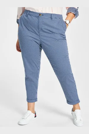 Tommy Hilfiger Plus Size Hampton Gingham Chino Pants