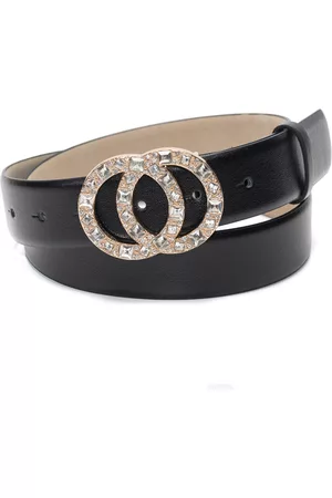 I.N.C. International Concepts Double-Circle Rhinestone Belt, Created for Macy