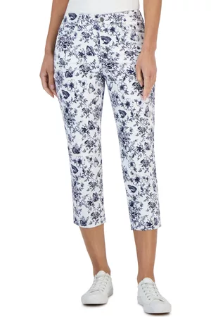 Charter Club Women Jeans - Women's Toile Tummy-Control Cropped Jeans, Created for Macy's