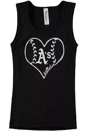 Soft As A Grape Big Girls Oakland Athletics Cotton Tank Top