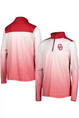 Colosseum Youth Boys and Girls Oklahoma Sooners Max Quarter-Zip Jacket