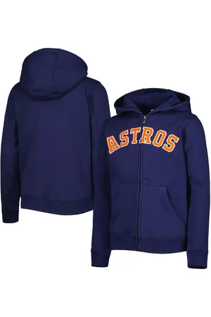 Outerstuff Big Boys Houston Astros Wordmark Full-Zip Fleece Hoodie