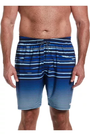 Nike Men's Big & Tall Fade Stripe Breaker 9" Swim Trunks