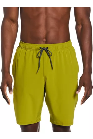 Nike Men Swim Shorts - Men's Contend Water-Repellent Colorblocked 9" Swim Trunks