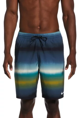 Nike Men's Horizon Ombre Stripe 9" Swim Trunks