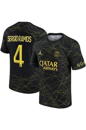 Jordan Men's Brand Sergio Ramos Paris Saint-Germain 2022/23 Fourth Breathe Stadium Replica Player Jersey