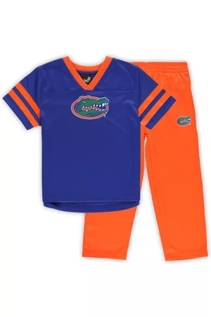 Outerstuff Toddler Boys and Girls Royal and Orange Florida Gators Red Zone Jersey and Pants Set - Royal, Orange