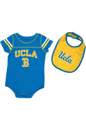 Colosseum Newborn and Infant Boys and Girls Ucla Bruins Chocolate Bodysuit and Bib Set