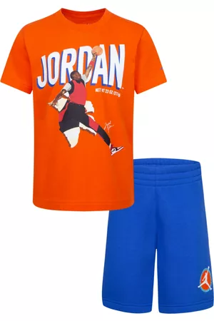 Jordan Boys Sports T-Shirts - Little Boys Flight Most Valuable Player T-shirt and Shorts Set