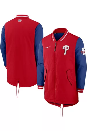 Men's Nike Navy Atlanta Braves Dugout Performance Full-Zip Jacket