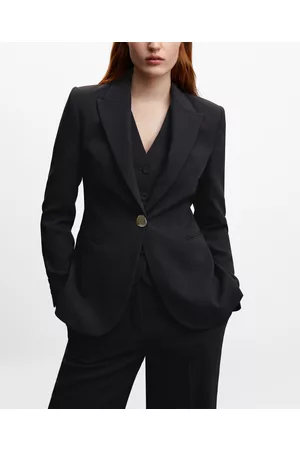 Leased Mango Women's Button Suit Blazer