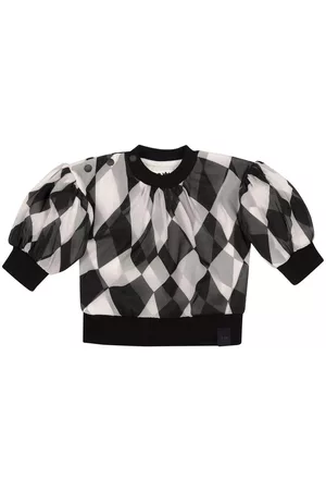 Omamimini Infant Girls, Baby Tulle & Terry Sweatshirt