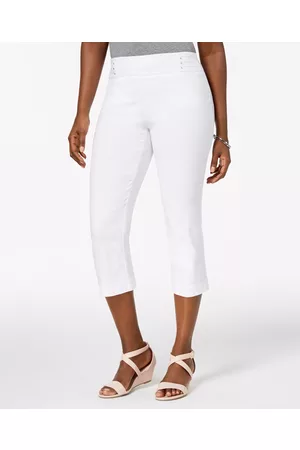 Jm Collection Women Capris - Embellished Pull-On Capri Pants, Created for Macy's