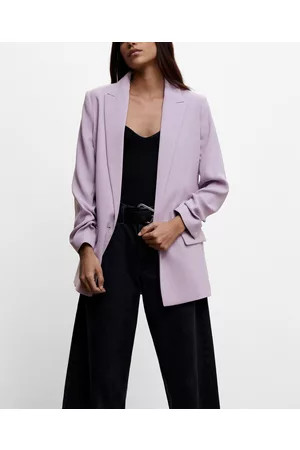 Leased Women Blazers - Mango Women's Flowy Suit Blazer