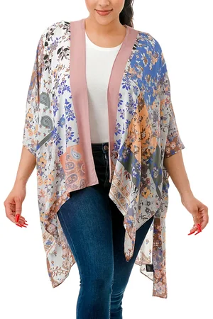 Marcus Adler Floral Patch Work Kimono