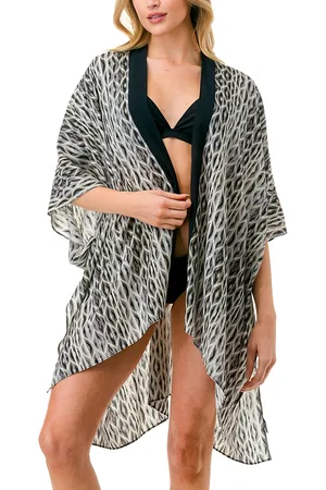 Marcus Adler Geo Print Kimono Cover Up