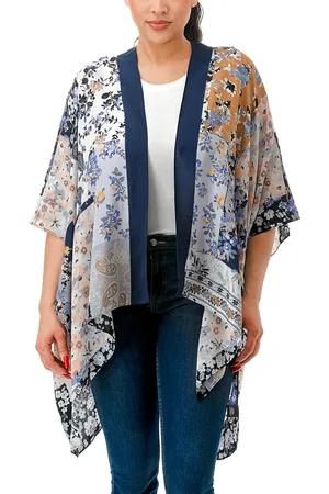 Marcus Adler Floral Patch Work Kimono