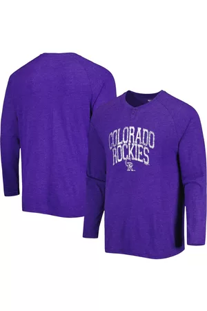 Men's Fanatics Branded Purple Colorado Rockies Heart & Soul T-Shirt