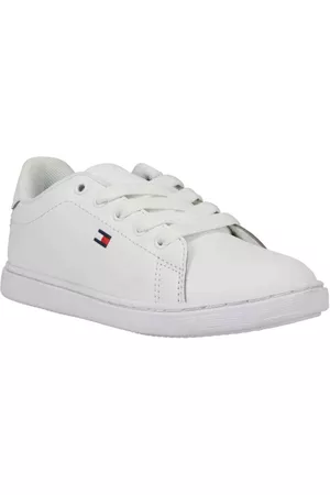 Tommy Hilfiger Boys Sports Shoes - Little Boys Lace Up Iconic Court Sneakers