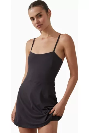 Cotton On Women Padded Dresses - Body Women's Ultra Soft Tennis Sweetheart-Neckline Dress