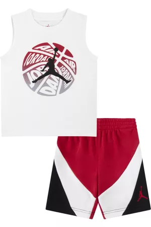 Jordan Boys Sports Shorts - Toddler Boys Jumpman Muscle Tank and Shorts Set, 2 Piece
