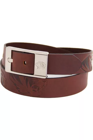 Eagles Wings Men Belts - Men's Missouri Tigers Brandish Leather Belt