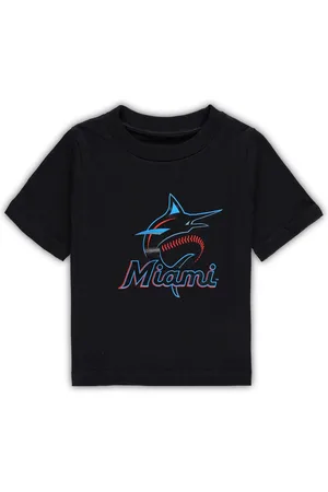 Outerstuff Infant Boys and Girls Miami Marlins Team Crew Primary Logo T-shirt