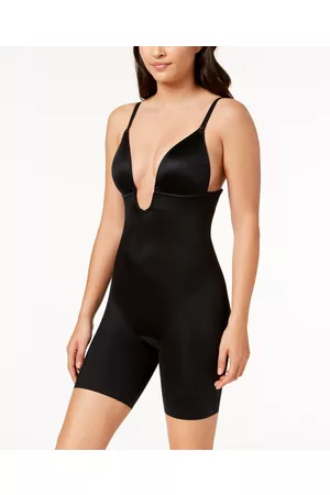 Spanx Suit Your Fancy Plunge Low-Back Mid-Thigh Bodysuit