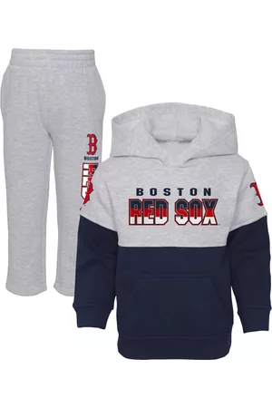 Outerstuff Toddler Boys and Girls Navy, Heather Gray Boston Red Sox Two-Piece Playmaker Set - Navy, Heather Gray