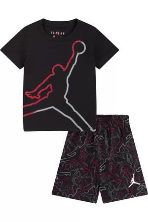 Jordan Boys Sports T-Shirts - Toddler Boys Air T-shirt and Shorts Set, 2 Piece