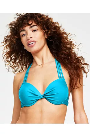 Salt + Cove Women Push Up Bikinis - Juniors' Strappy Underwire Push-Up Bikini Top, Created for Macy's Women's Swimsuit