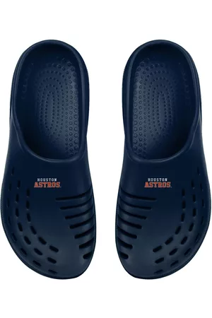 FOCO Girls Clogs - Youth Boys and Girls Houston Astros Sunny Day Clogs
